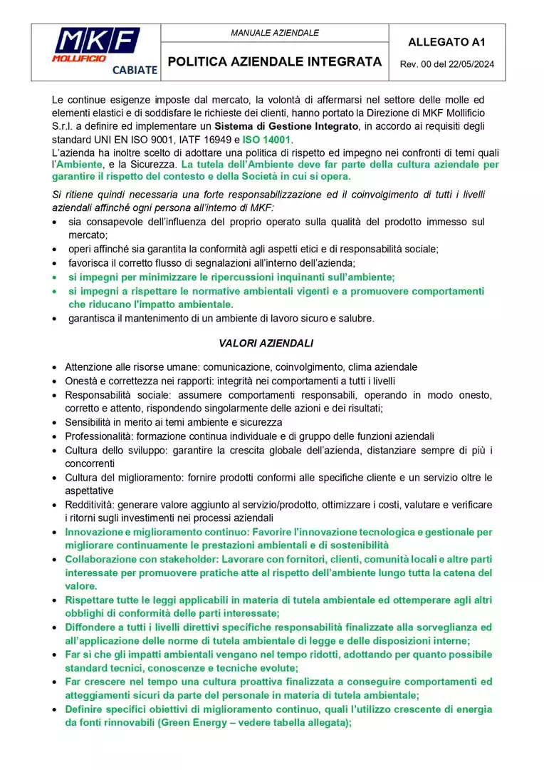 politica-aziendale-mkf-mollificio-sito-di-cabiate