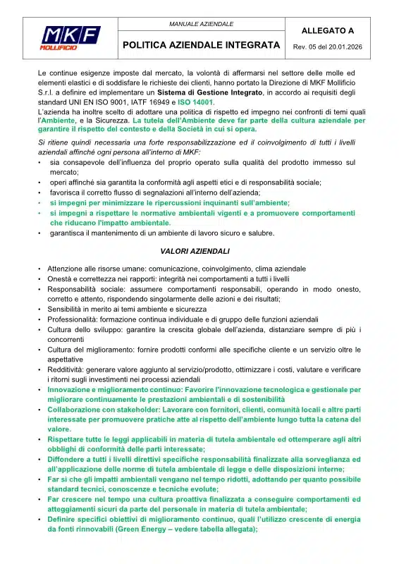 politica-aziendale-integrata-mkf-mollificio-srl